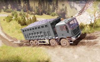 الطرق الوعرة شاحنة المحاكاة: Cargo Driving 3D الملصق