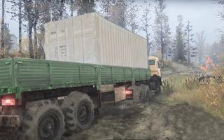 Offroad Truck Simulator: Carga Dirigindo 3D imagem de tela 1