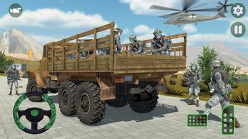 Army Truck Simulator Game 3D capture d'écran 2