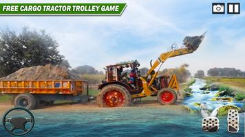 Tractor Trolley Cargo Farming - New Tractor Games capture d'écran 2