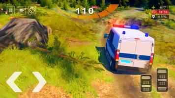 Police Van Gangster Chase Game تصوير الشاشة 1