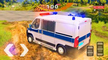 Police Van Gangster Chase Game ảnh chụp màn hình 2