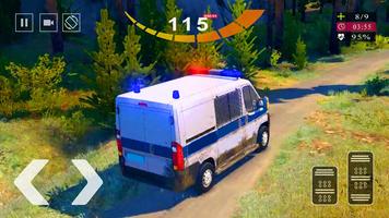 Police Van Gangster Chase Game ảnh chụp màn hình 3