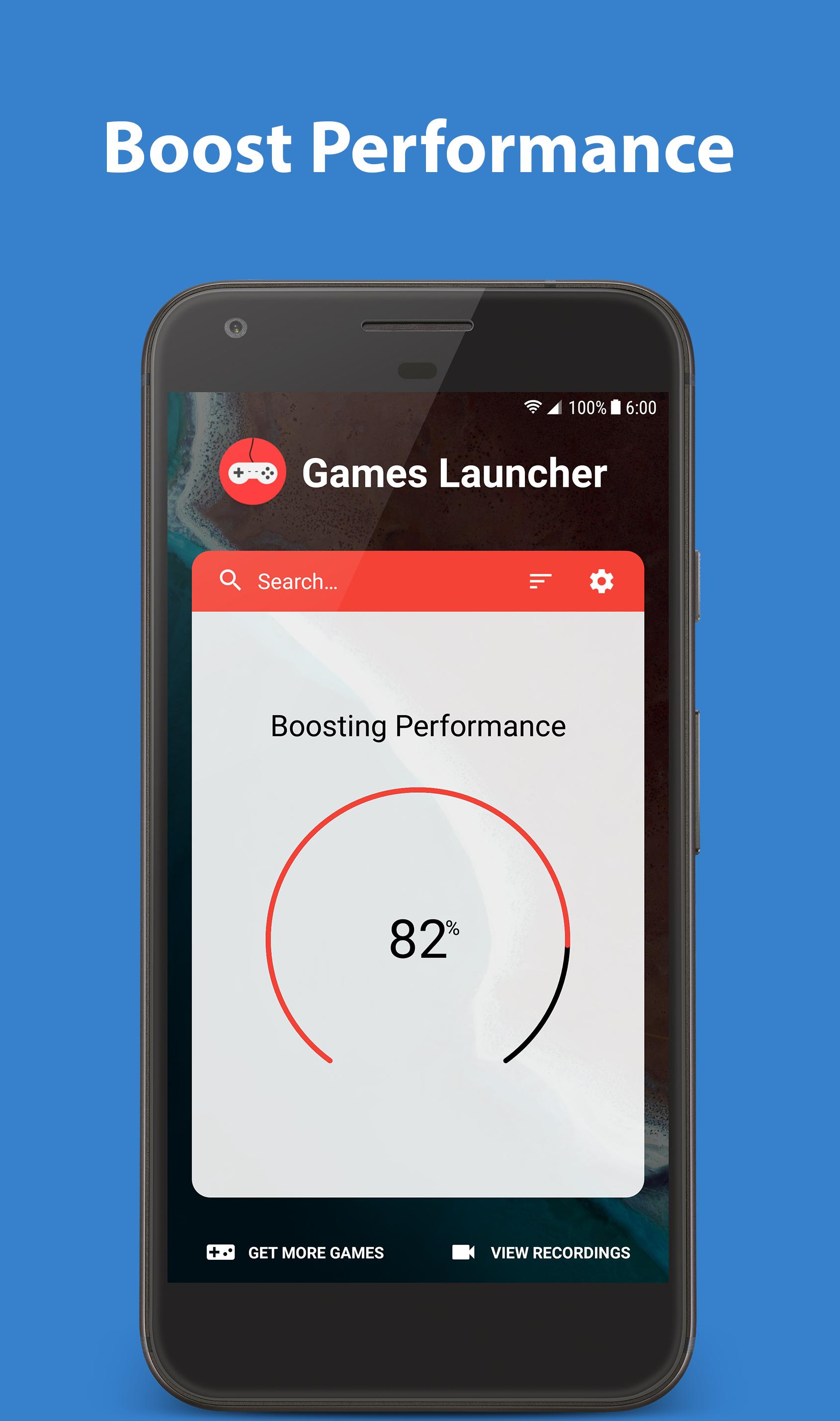 Game booster launcher