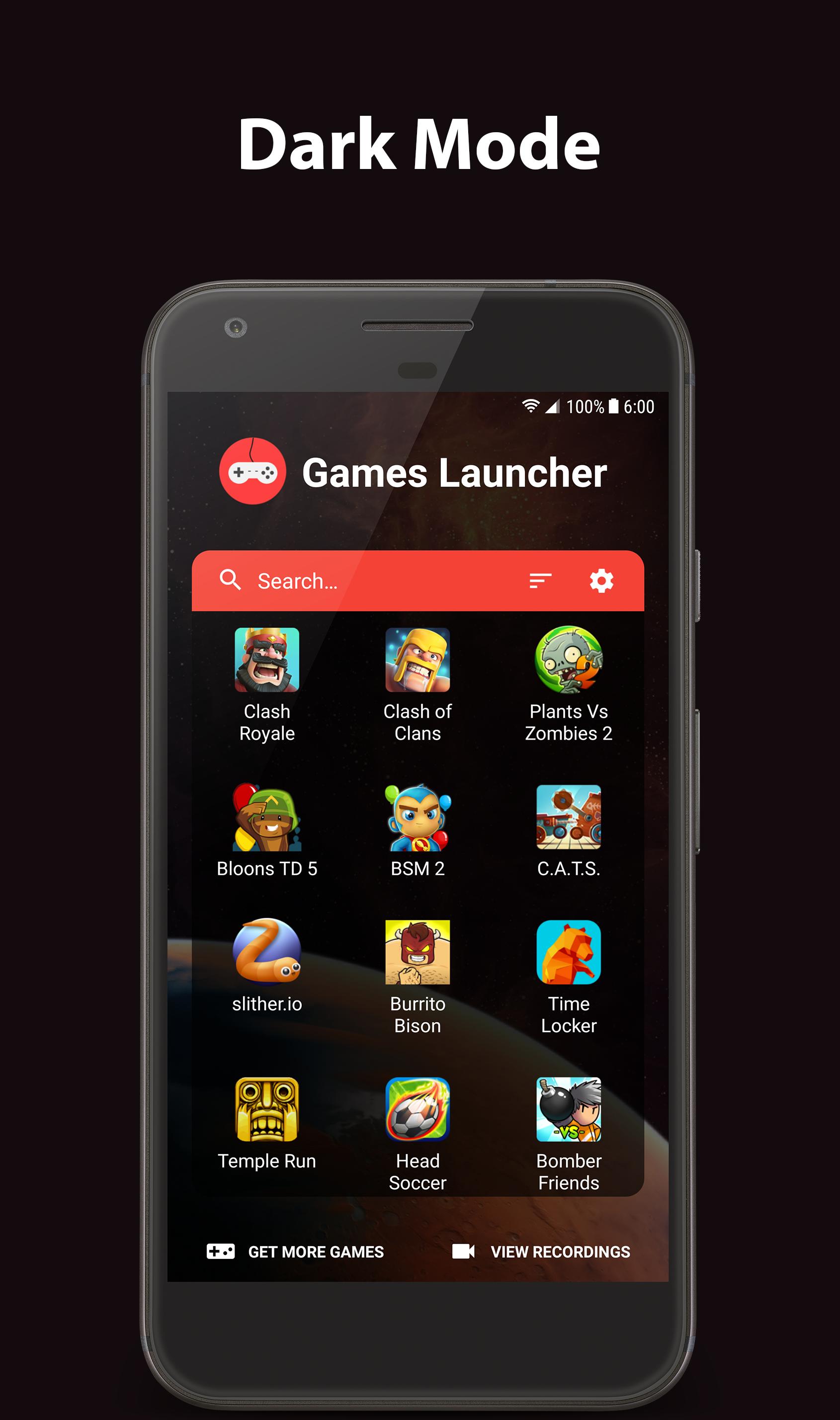 Game booster launcher