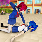 Anime Bad Girl HighSchool Life icône