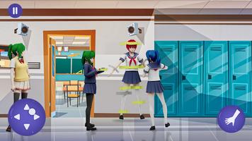 Anime Bad Girl HighSchool Life Affiche