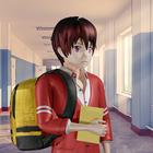 آیکون‌ Anime Boy highschool simulator