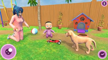 Pregnant Mom Family life 3d screenshot 2