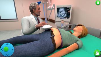 Jeu de Mère Enceinte Virtuelle Affiche