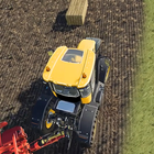 Traktor-Fahrsimulator-Spiel Zeichen