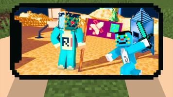 oggy & cockroaches Minecraft โปสเตอร์