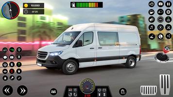 Mobil Van Games Dubai Car Game الملصق