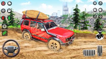 Offroad Jeep Driving Games Sim Affiche