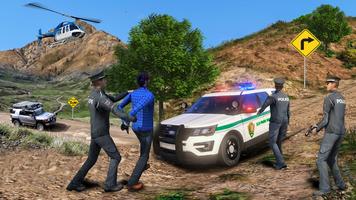 Police Car Patrol Chase Sim 3D capture d'écran 1