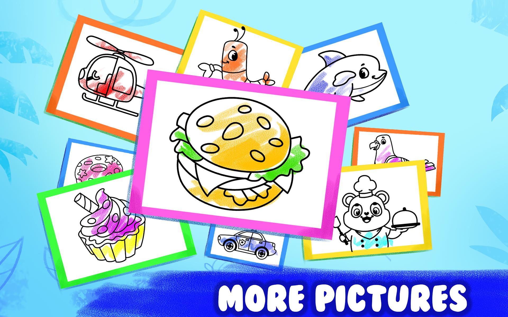 ดาวน์โหลด Coloring Pages: Kids Games APK สำหรับ Android