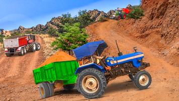 Tractor Trolley Farming Game постер