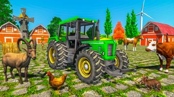 Tractor Trolley Farming Game скриншот 3