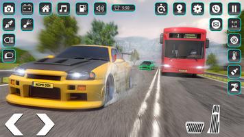 Real Highway Racer Car Game 3d capture d'écran 1