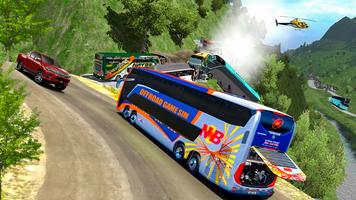 Hill Coach Bus Simulator 2023 постер