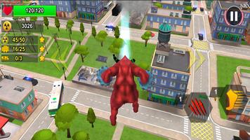 Giant Creature City Smash Game تصوير الشاشة 1