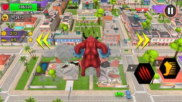 Giant Creature City Smash Game تصوير الشاشة 2