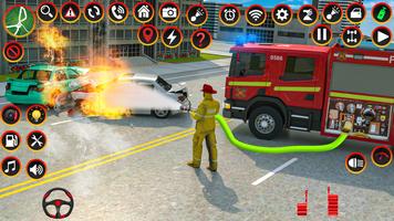 911 Secours Feu Camion 3D Jeux capture d'écran 3