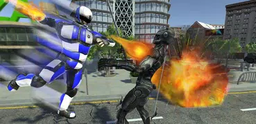 スーパースピード警察ロボット戦争：Mechs City Battle