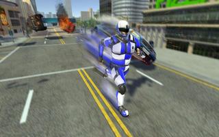 Super Speed Police Robot War: Mechs City Battle تصوير الشاشة 1