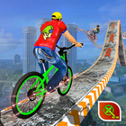 BMX Cycle Stunt Simulation Game Mega Ramps Racing icon