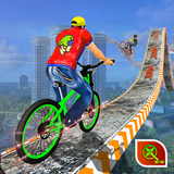 BMX Cycle Stunt Simulation Game Mega Ramps Racing icon