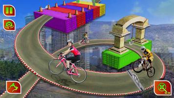 BMX Cycle Stunt Simulation Game Mega Ramps Racing screenshot 2