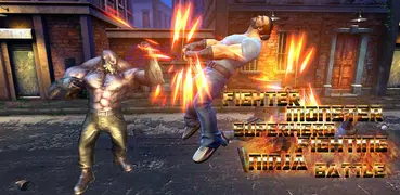 Fighter Monster Superhero ninja Fighting Battle