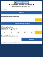 Mega Millions Lucky Numbers captura de pantalla 2