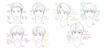 Cómo dibujar miembros BTS