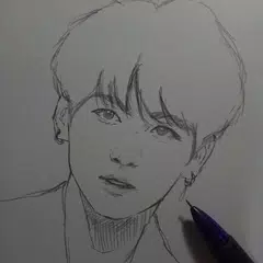 如何绘制BTS成员