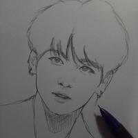 Wie zeichnet man BTS-Mitglieder? Plakat