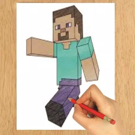 Como Desenhar o STEVE, FÁCIL, MINECRAFT