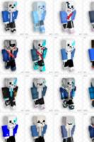 Sans Skin Addon Maps mcpe الملصق