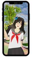 Wallpaper For Sakura School HD Screenshot 2