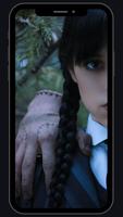 Wednesday Addams Wallpaper Plakat