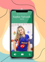 3 Schermata Sophia Valverde fake call Now