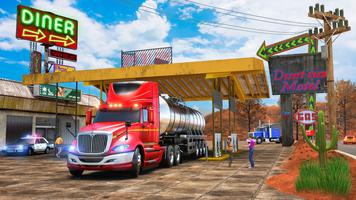 Oil Tanker Truck Driving Games 포스터
