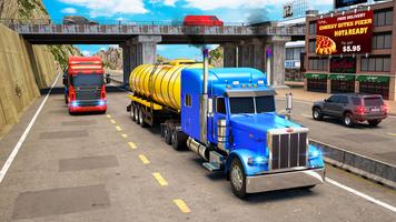 Oil Tanker Truck Driving Games 스크린샷 2