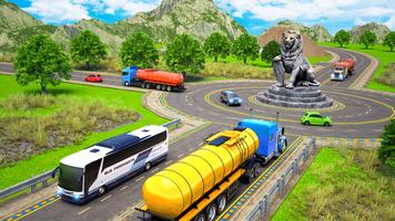 Oil Tanker Truck Driving Games स्क्रीनशॉट 3