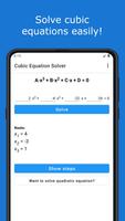 Cubic Equation Solver Affiche