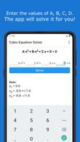 Cubic Equation Solver capture d'écran 1