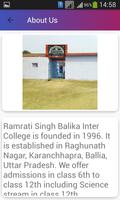RSGIC - (Ramrati Singh Balika Inter College) capture d'écran 1