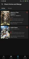 Okami: Anime & Manga Tracker स्क्रीनशॉट 2
