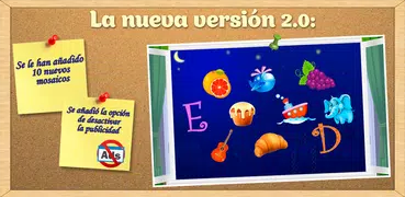 Unir puntos para niños: Juego educativo con letras